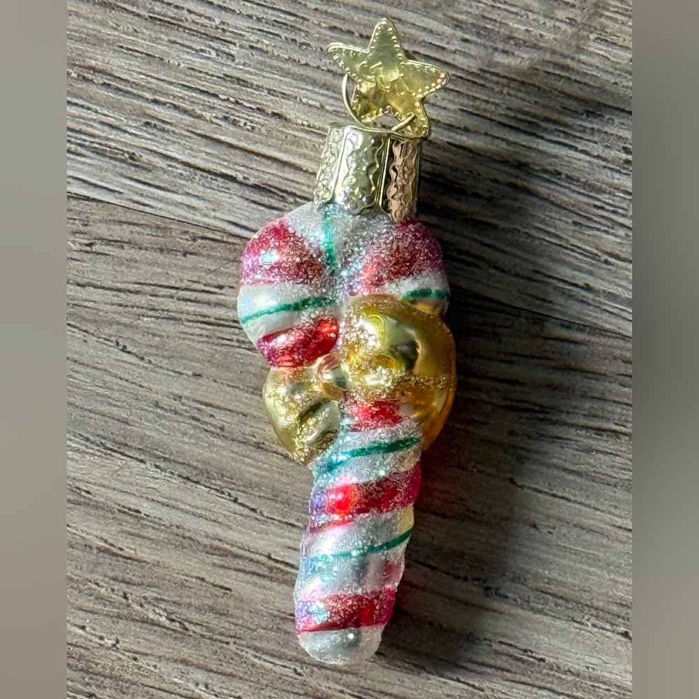 Old World Christmas Mini Candy Cane Ornament